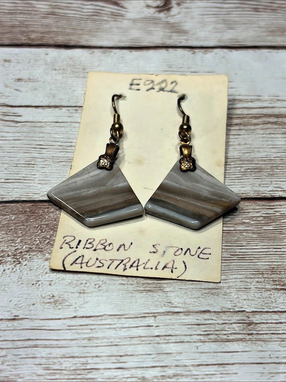 Australian Ribbonstone Dangle Earrings